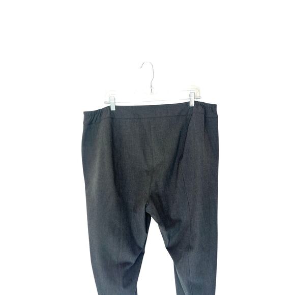 Talbots Woman Plus Gray Office Work Straight Leg Trouser Dress Pant Size 18W - Picture 9 of 14